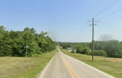 Aerial view of Boone County, Arkansas, Lot 5 in Country Club Hills, 0.27-acre land parcel for sale by Onlinelandsales