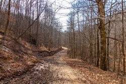 Blackstone Mountain land parcel in Clay County, Kentucky, 10.23-acre lot with forested terrain and mountain views.