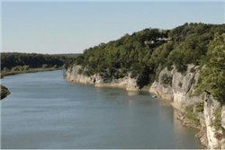 Aerial view of Benton County, Missouri, Lake of the Ozarks Eagle Bay lot 09 in Plat 8, showcasing the 0.13-acre property.