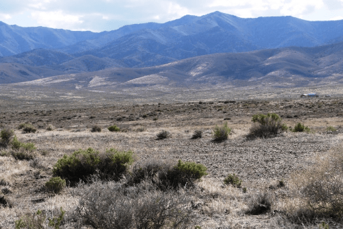 40-acre Nevada Pershing County Buffalo Springs Lot 06 Section 29 land parcel from Onlinelandsales, natural landscape and property boundary.