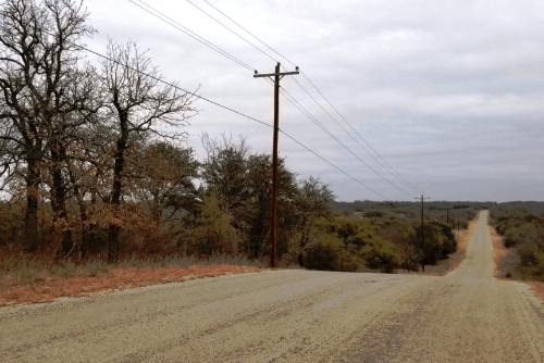 Texas Brown County Lake Brownwood Oak Point Lot 1143 Phase II with electricity, 0.51 acres, scenic land property image.