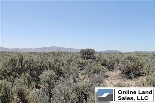 Aerial view of Lassen County's Ravendale Ranch, 40-acre California land parcel, with open fields and surrounding natural landscape.
