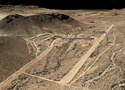 A scenic view of Texas Brewster County's Terlingua Ranch with 10 acres of land, featuring desert landscape and rugged terrain.