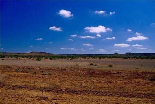 Aerial view of Texas Hudspeth County land in Cornudas/Dell City, showing open rural terrain on a .5 acre property.