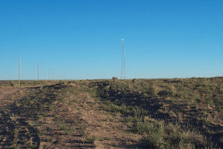 Aerial view of two adjoining 2.64-acre Arizona ranch lots in Navajo County, Lot 81 and 82, located in Rancho #95.