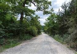 Aerial view of Missouri Miller County Spring Lake Lot 4, a 0.19-acre property in Miller County, Missouri.
