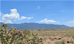 Aerial view of New Mexico Valencia County Rio Del Oro Lot 13 Block 41, a 0.25-acre property in Valencia County.