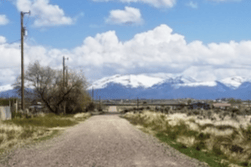 Aerial view of Nevada Meadow Valley Ranchos Lot 1 & 2 in Elko County, showing undeveloped 4.33-acre land parcels.