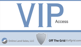 Close-up of a VIP exclusive access pass with Onlinelandsales branding and sleek design for special event entry.