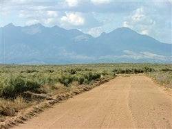 5-acre Colorado land in Costilla County, San Luis Valley with scenic mountain views, offered by Onlinelandsales.