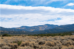 Aerial view of Colorado Trinchera Creek Estates Lot 6, Unit 8, Block 4 in Costilla County, showing land and surrounding nature.