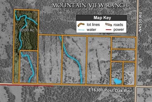 Map of Pushmataha County showing Mountain View Ranch in Oklahoma, from Onlinelandsales, with detailed county and ranch boundaries.